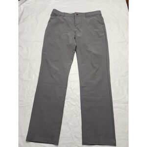 Stio Pants Mens 35x32 Gray Performance Stretch Chino Hiking Golf Casual